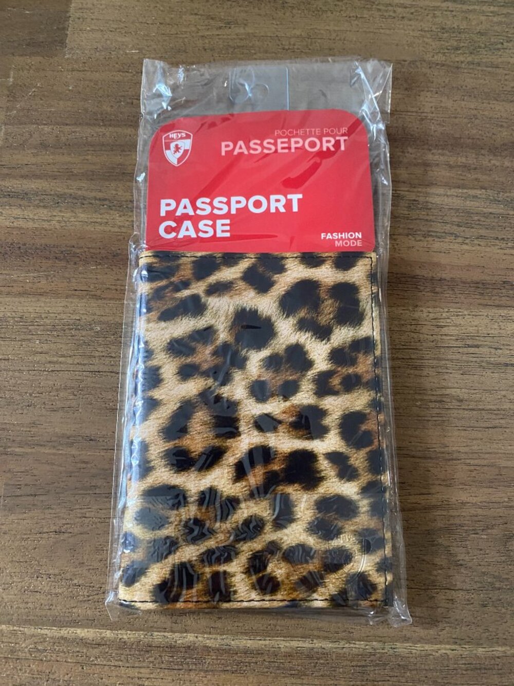 Heys Leopard Print Passport Holder